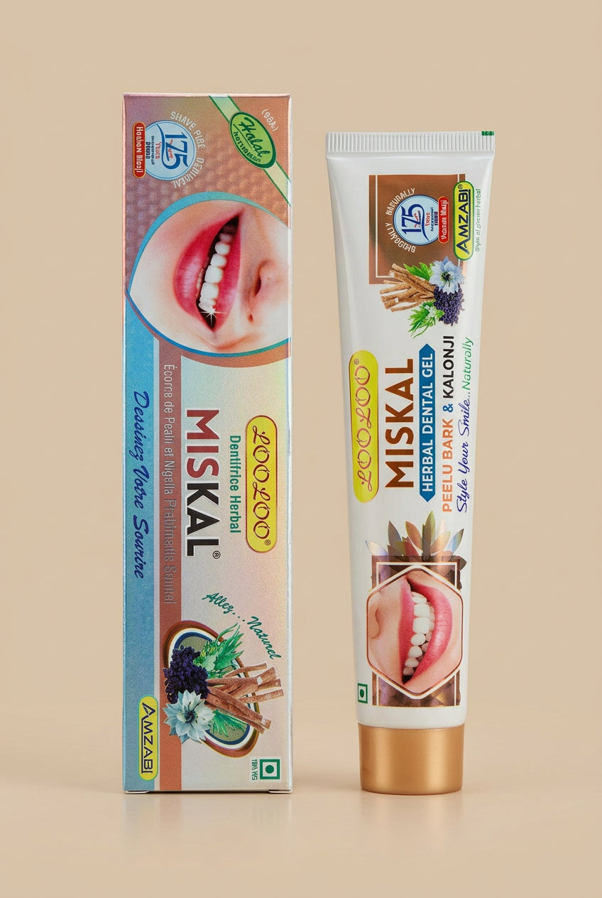 Dentifrice au meswak et à la nigelle LooLoo Miskal – 100 g