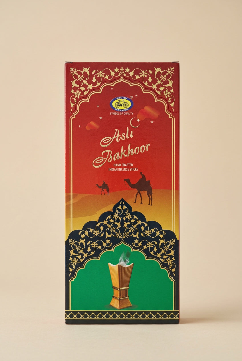 Asli Bakhoor Encens Cycle Brand – Boîte de 6 paquets