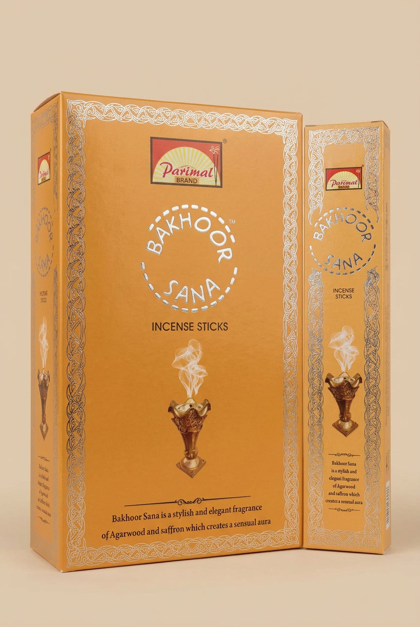 Bakhoor Sana Bâtonnets d’encens – Parimal – Boîte de 12 paquets