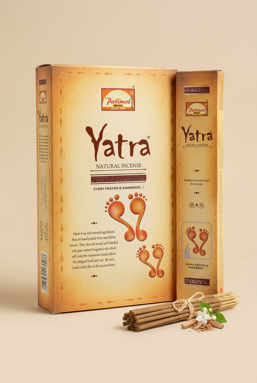 Yatra Bâtonnets d’encens – Parimal – Boîte de 12 paquets