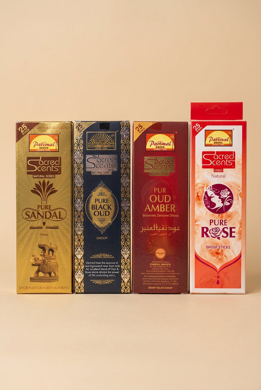 Découverte Prestige encens dhoop Sacred Scents de Parimal – 4 parfums