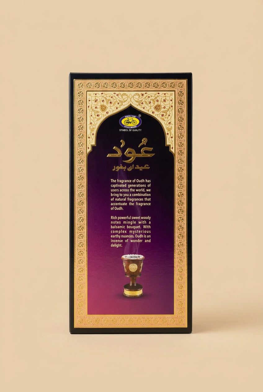 Oudh Bâtonnets d'encens – Cycle – Boîte de 6 paquets