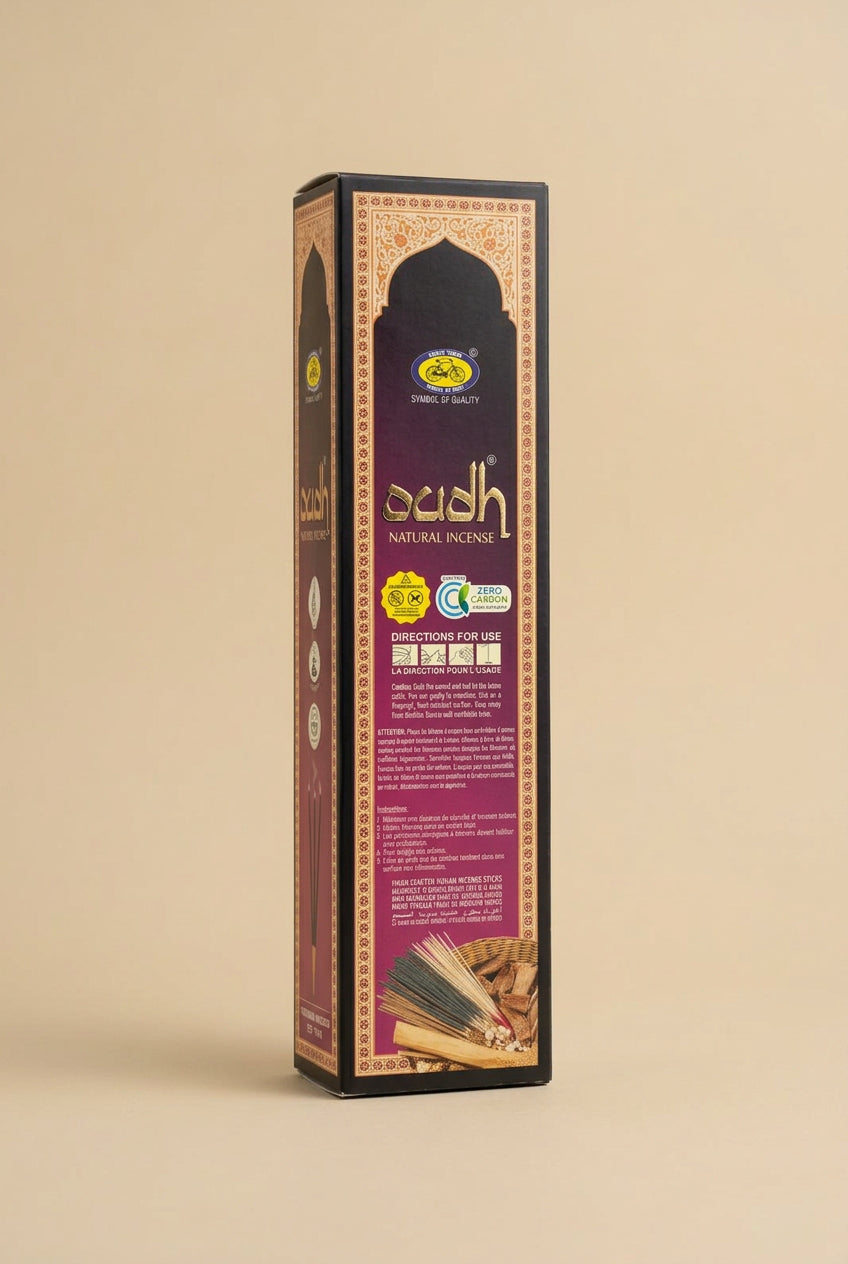 Oudh Bâtonnets d'encens – Cycle – Boîte de 6 paquets