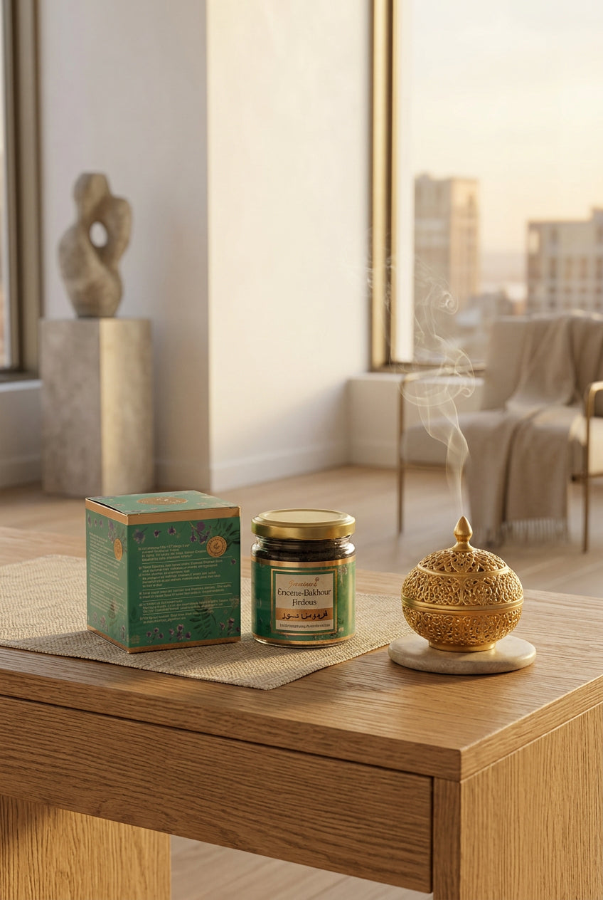 Firdous Encens – Garden’s – Pot en verre de 40 g