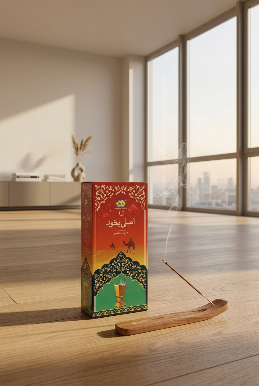 Asli Bakhoor Encens Cycle Brand – Boîte de 6 paquets