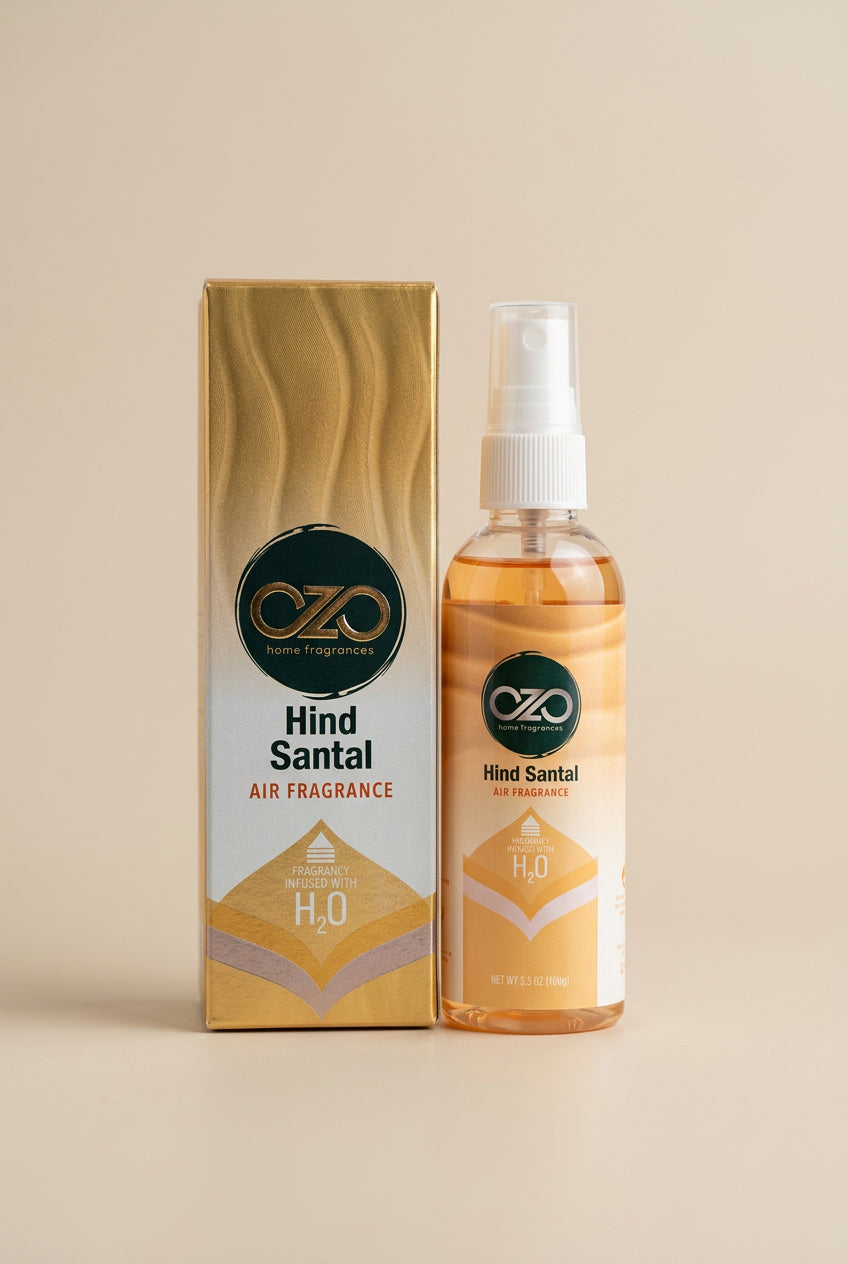 Hind Santal Parfum d’intérieur – OZO – À base d’eau